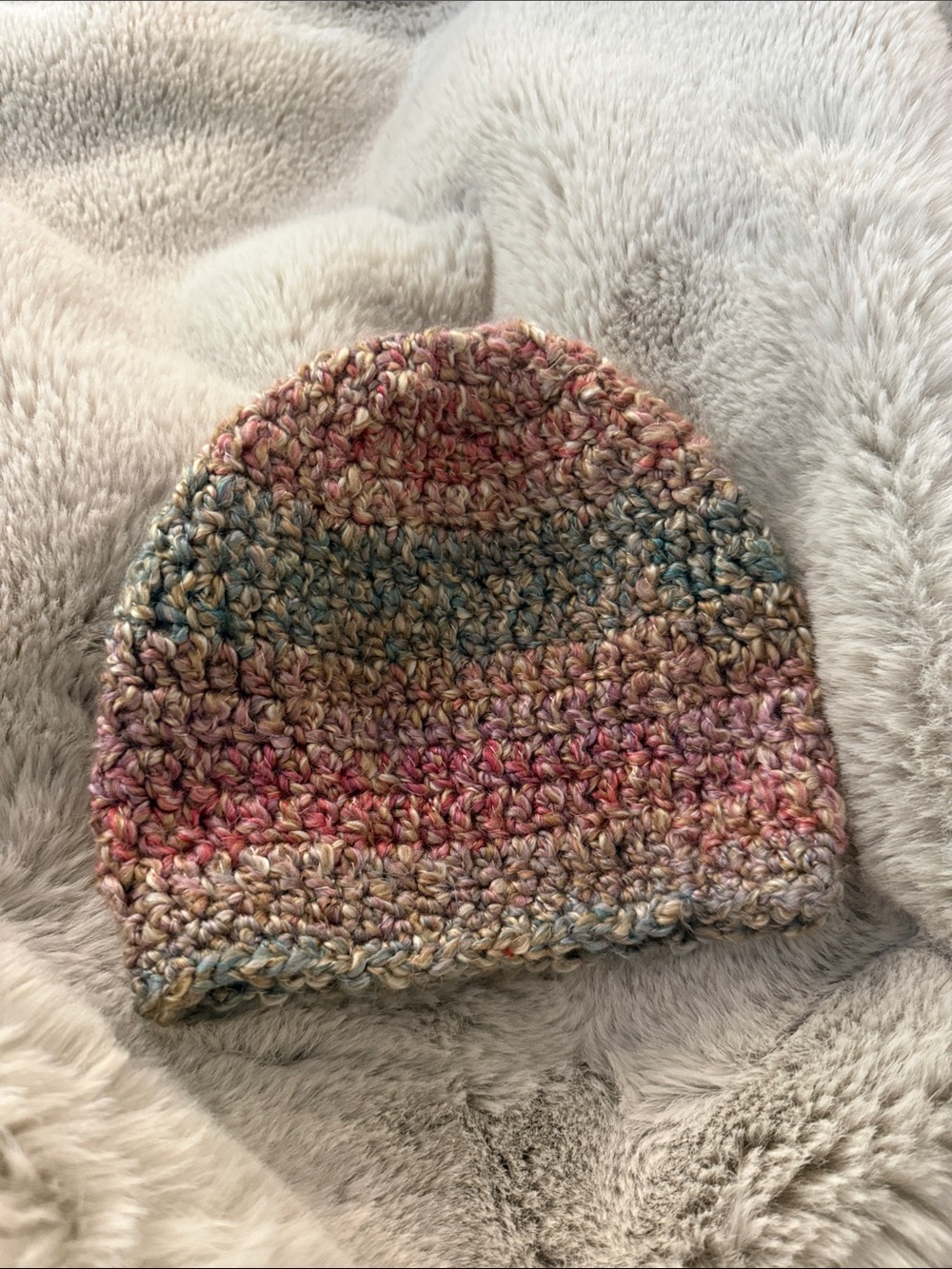 Handmade Multicolor Crochet Beanie
